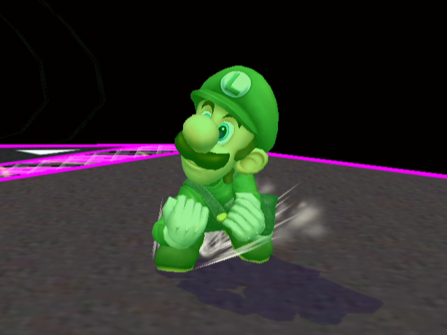 luigi green fireball