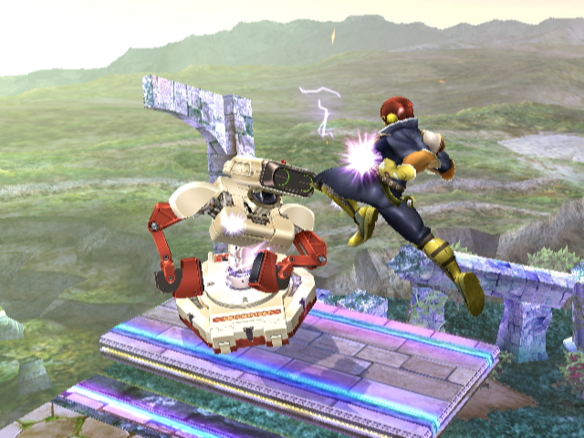 captain falcon knee